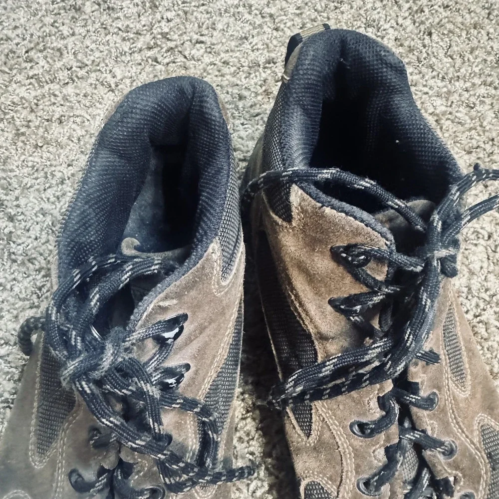 Lands End Brown Waterproof Hiking Boots Mens sz 11 trail outdoor